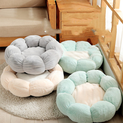 Pet Bed Mat New Pet Soft Dog Cat Blanket  Flower Shaped DoghouseMaterial: Cloth
 
 Product category: pet nest
 
 Specifications: 40cm, 55cmPet Bed Mat