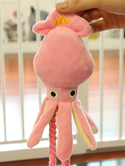 Octopus pet plush toy rope toyProduct Category: Rope Toy
 
 material: plush
 
 Applicable pet category: dogOctopus pet plush