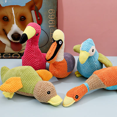 Toy Pet Voice Bite Resistant DogProduct information :
 
 Product Category: Sound Toys
 
 Material: plush
 
 Specifications: pink, blue, green, orange, purple
 
 
 Packing list:
 
 Bite resistant doToy Pet Voice